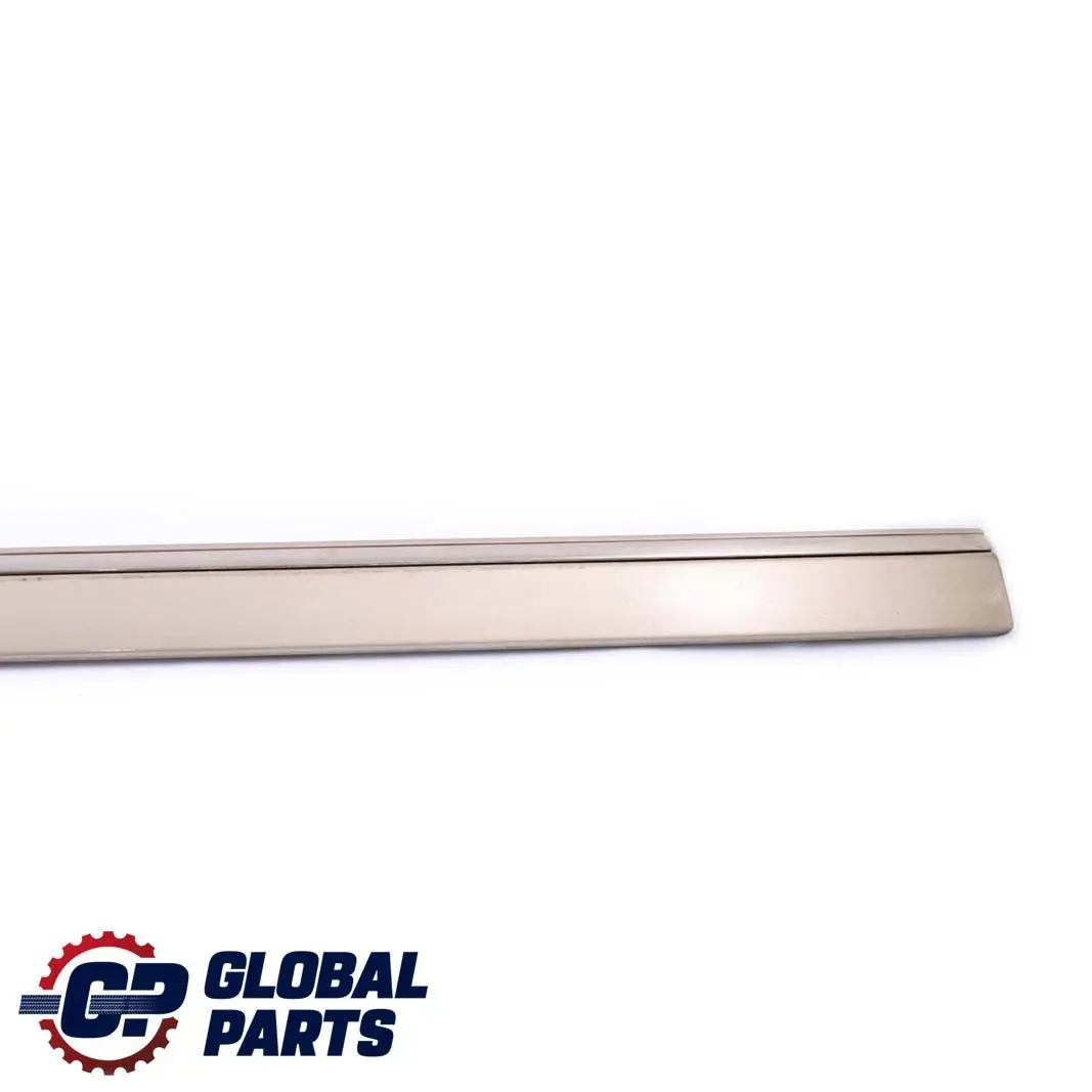 Mercedes-Benz E W211 S211 Front Left Door Moulding Trim Strip Travertine Beige to with Part number A2116901962 Mercedes-Benz E W211 S211 Front Left Door Moulding Trim Strip Travertine Beige - SKU A2116901962-TRB - Part number A2116901962