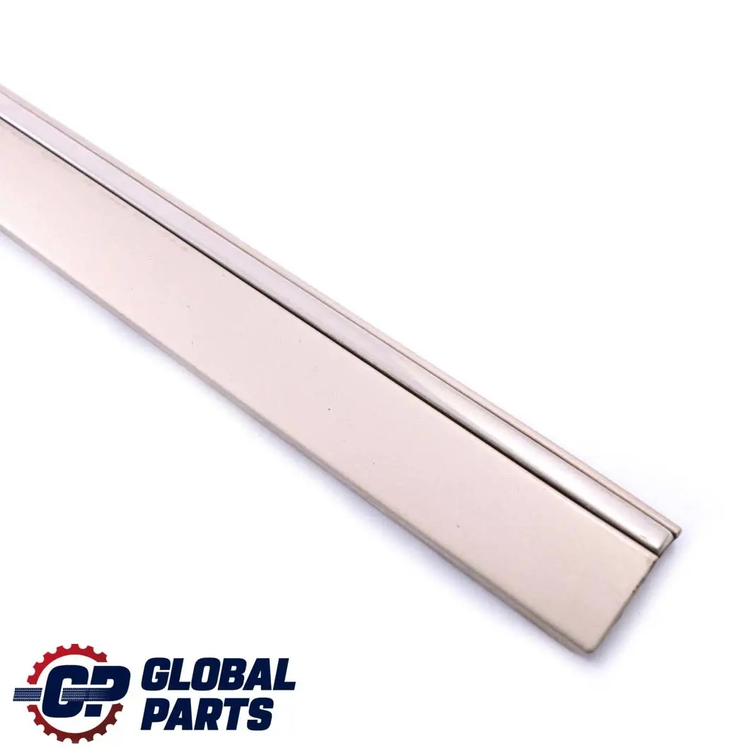 Mercedes-Benz E W211 S211 Front Left Door Moulding Trim Strip Travertine Beige to with Part number A2116901962 Mercedes-Benz E W211 S211 Front Left Door Moulding Trim Strip Travertine Beige - SKU A2116901962-TRB - Part number A2116901962