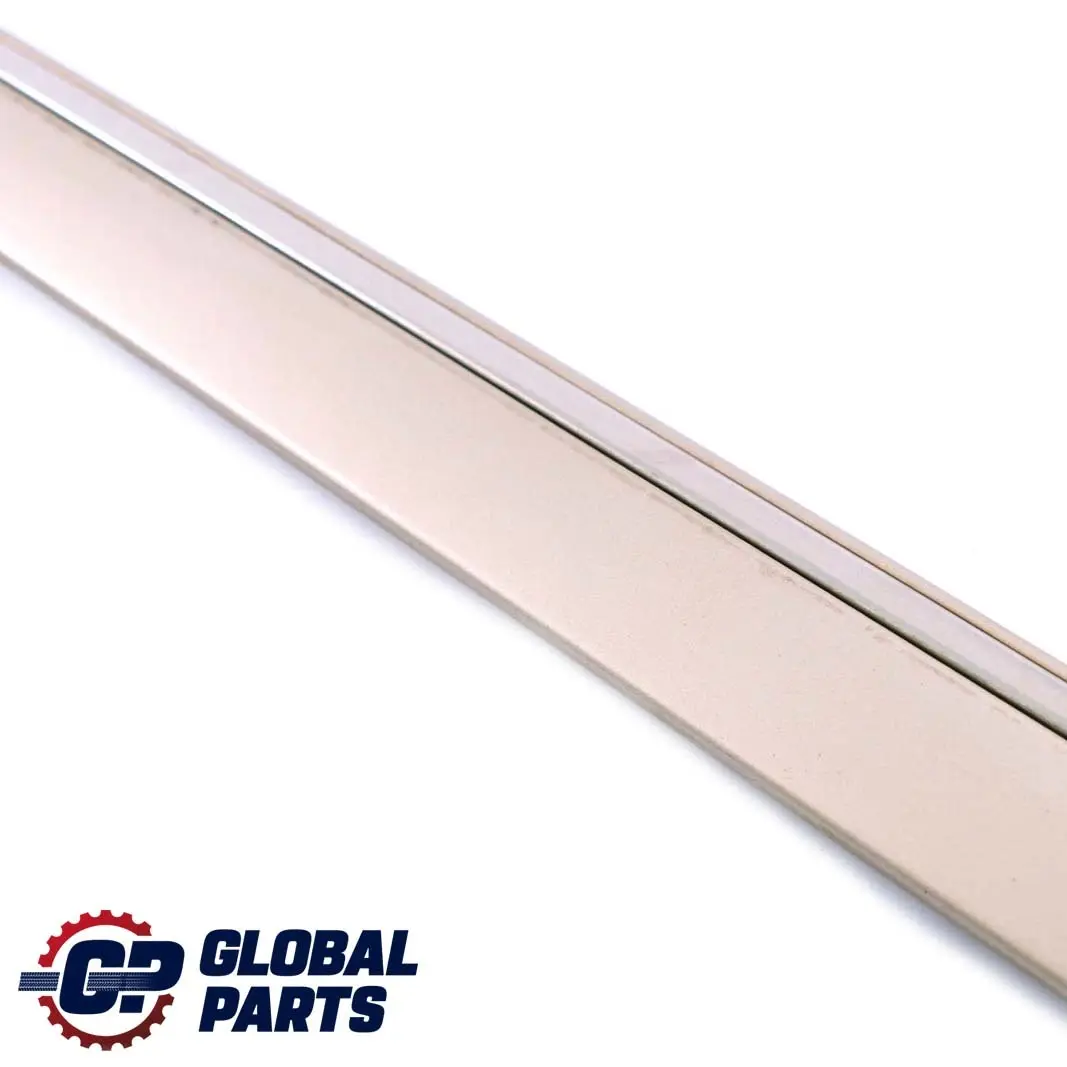 Mercedes-Benz E W211 S211 Front Left Door Moulding Trim Strip Travertine Beige to with Part number A2116901962 Mercedes-Benz E W211 S211 Front Left Door Moulding Trim Strip Travertine Beige - SKU A2116901962-TRB - Part number A2116901962