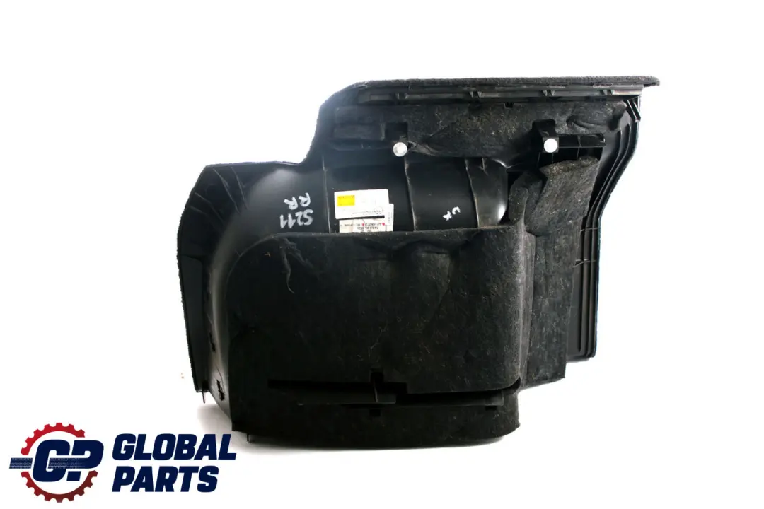 Right O/S Boot Trunk Loading Compartment Trim Black to Mercedes E-Class S211 Rear with Part number A2116902025 Mercedes E-Class S211 Rear Right O/S Boot Trunk Loading Compartment Trim Black - SKU A2116902025 - Part number A2116902025