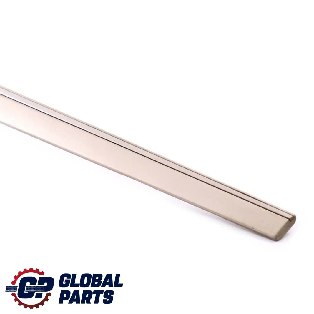 Mercedes-Benz E W211 S211 Front Right Door Moulding Trim Strip Travertine Beige to with Part number A2116902062 Mercedes-Benz E W211 S211 Front Right Door Moulding Trim Strip Travertine Beige - SKU A2116902062-TRB - Part number A2116902062