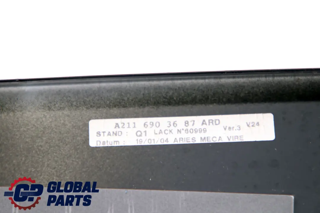 Mercedes S211 W211 Rear Right Door Pillar Trim Cover - SKU A2116903687 - Part number A2116903687