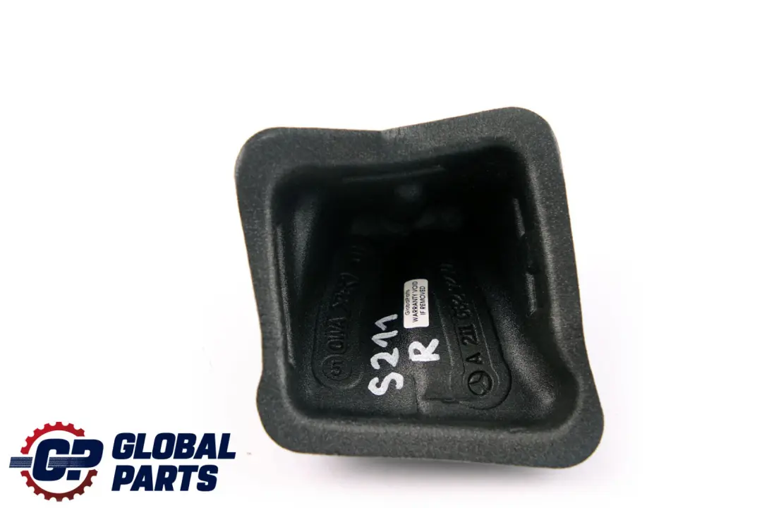 Class S211 Touring C-Pillar Right Inside Cover Insulation Damping to Mercedes E with Part number A2116829230 Mercedes E Class S211 Touring C-Pillar Right Inside Cover Insulation Damping - SKU A2116829230 - Part number A2116829230