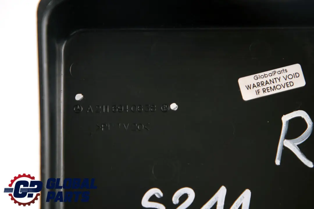 Trunk Plastic Trim Panel Cover to Mercedes E-Class S211 Touring Rear with Part number A2116940838 Mercedes E-Class S211 Touring Rear Trunk Plastic Trim Panel Cover - SKU A2116940838 - Part number A2116940838