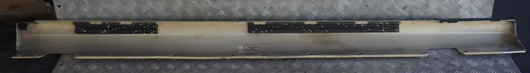 Class W211 Door Sill Side Cover Skirt Left N/S Brilliant Silver 744U to Mercedes E with Part number A2116980354 Mercedes E Class W211 Door Sill Side Cover Skirt Left N/S Brilliant Silver 744U - SKU A2116980354-BS - Part number A2116980354