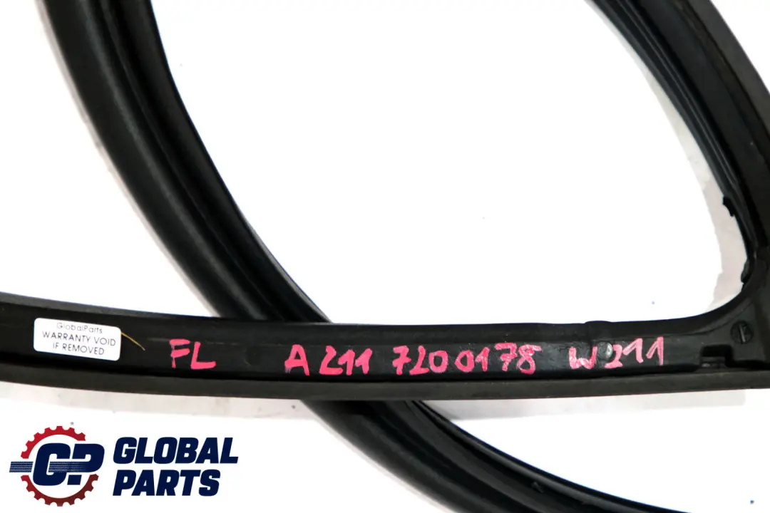 Mercedes W211 Front Left Door N/S Frame Seal Gasket Weatherstrip - SKU A2117200178 - Part number A2117200178