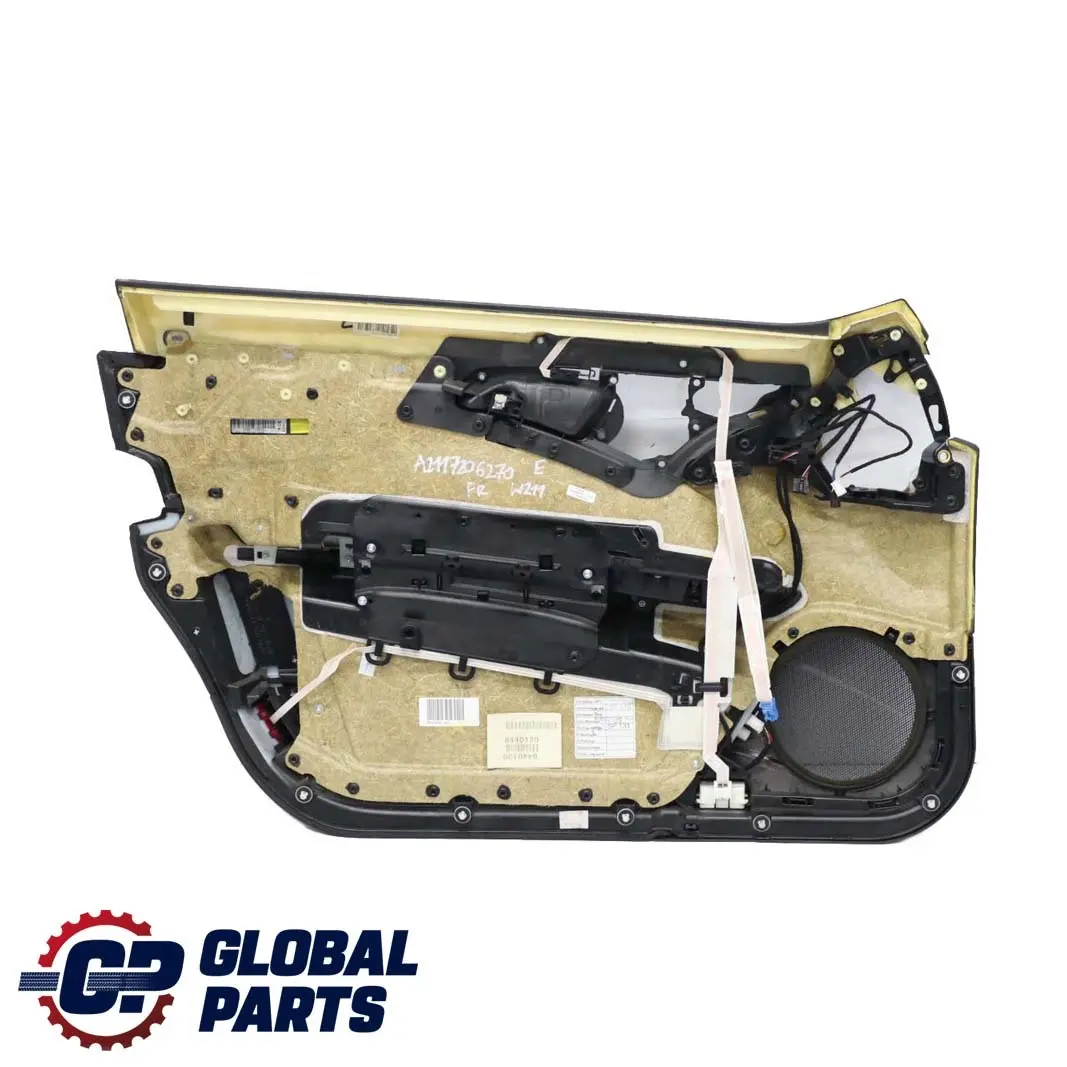 Mercedes-Benz E-Class W211 Front Right O/S Door Card Trim Panel Fabric Elegance to with Part number A2117206270 Mercedes-Benz E-Class W211 Front Right O/S Door Card Trim Panel Fabric Elegance - SKU rhd-A2117206270 - Part number A2117206270