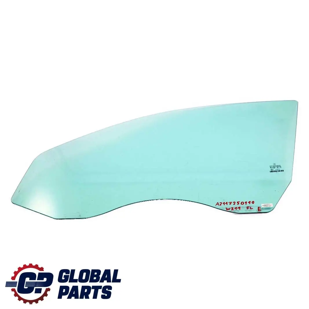  Mercedes-Benz E-Class W211 S211 Front Left N/S Window Glass AS2 - SKU A2117250110 - Part number A2117250110