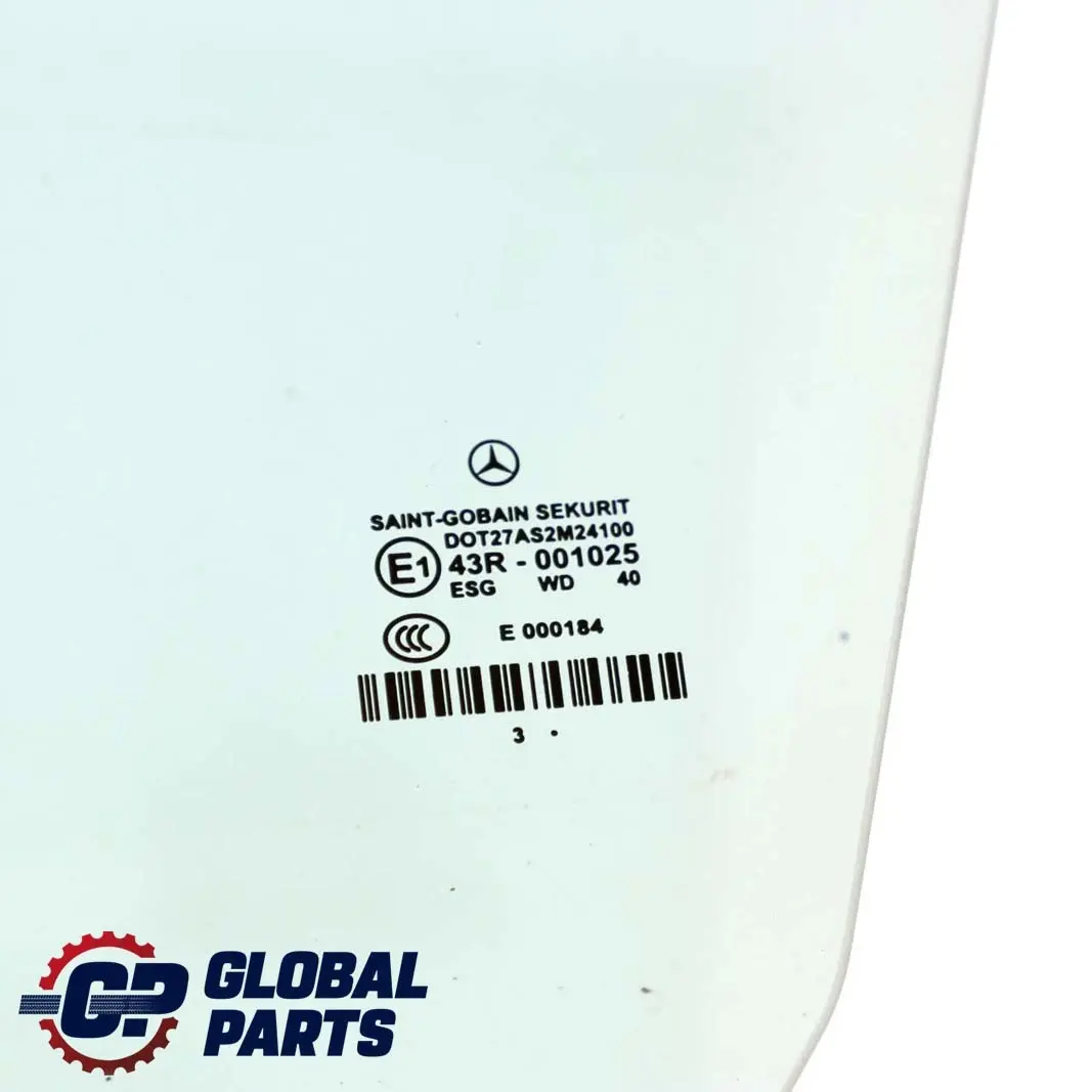  Mercedes-Benz E-Class W211 S211 Front Left N/S Window Glass AS2 - SKU A2117250110 - Part number A2117250110