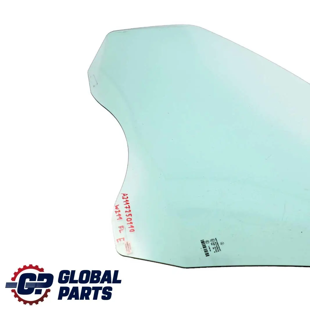Mercedes-Benz E-Class W211 S211 Front Left N/S Window Glass AS2 to with Part number A2117250110 Mercedes-Benz E-Class W211 S211 Front Left N/S Window Glass AS2 - SKU A2117250110 - Part number A2117250110