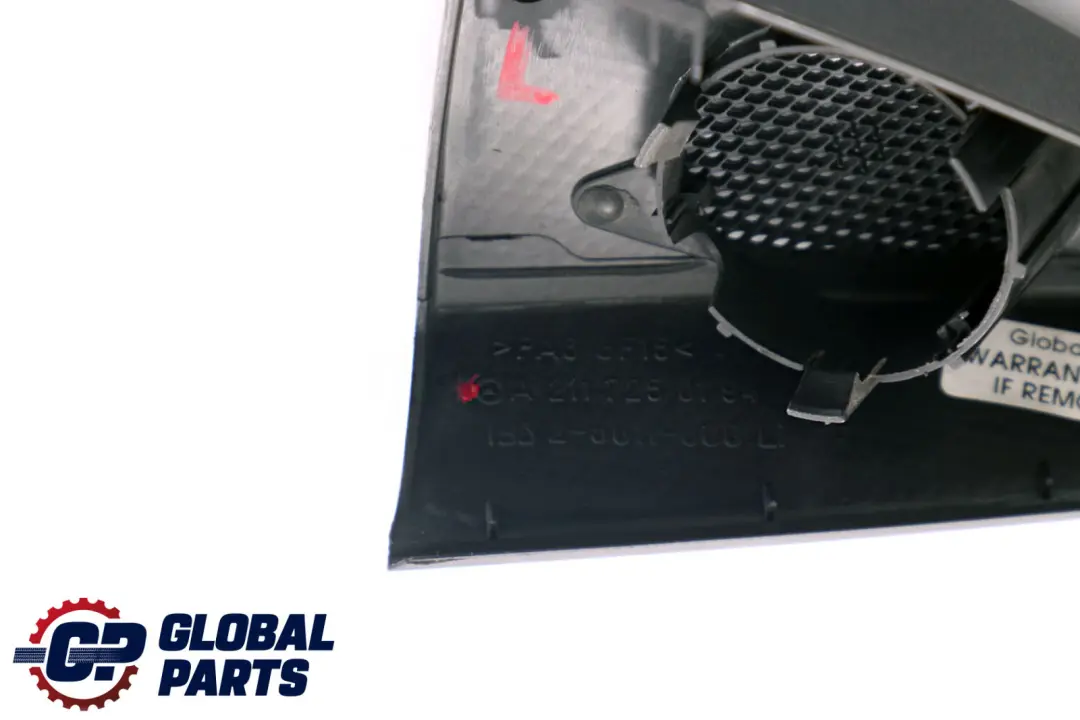 Mercedes-Benz E W211 Front Left N/S Wing Mirror Triangle Trim Cover to with Part number A2117250194 Mercedes-Benz E W211 Front Left N/S Wing Mirror Triangle Trim Cover - SKU A2117250194 - Part number A2117250194