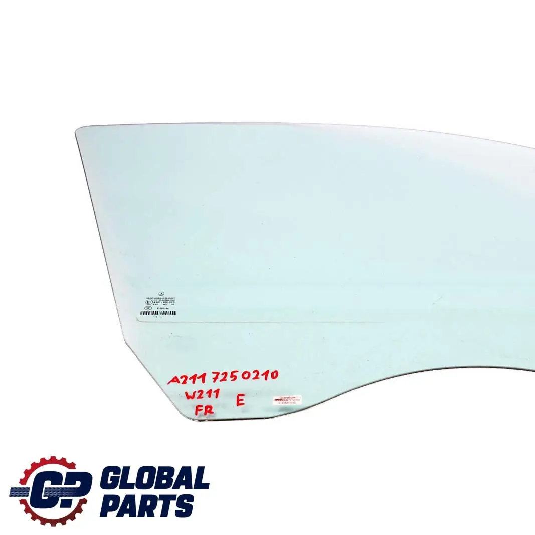  Mercedes-Benz W211 S211 Anteriore Destro Blu Glas Disco AS2 - SKU A2117250210 - Numero di parte A2117250210