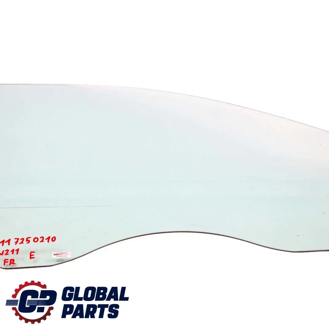  Mercedes-Benz E-Class W211 S211 Front Right O/S Window Glass AS2 - SKU A2117250210 - Part number A2117250210