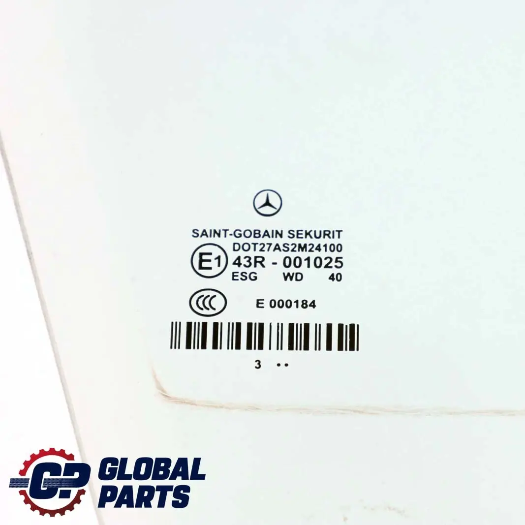  Mercedes-Benz E-Class W211 S211 Front Right O/S Window Glass AS2 - SKU A2117250210 - Part number A2117250210
