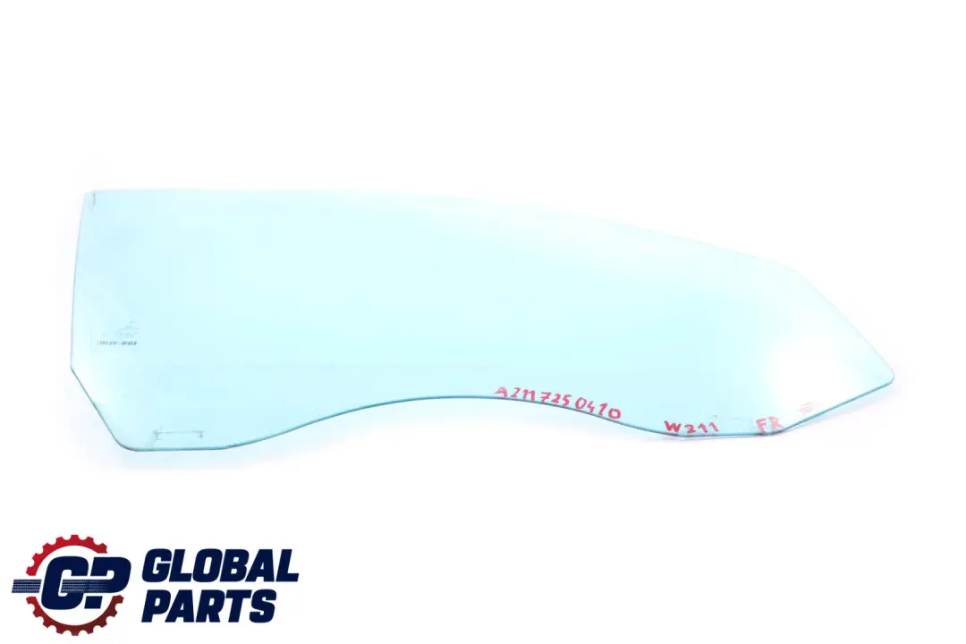 Mercedes-Benz E-Class W211 S211 Front Right O/S Window Glass AS2 to with Part number A2117250410 Mercedes-Benz E-Class W211 S211 Front Right O/S Window Glass AS2 - SKU A2117250410 - Part number A2117250410