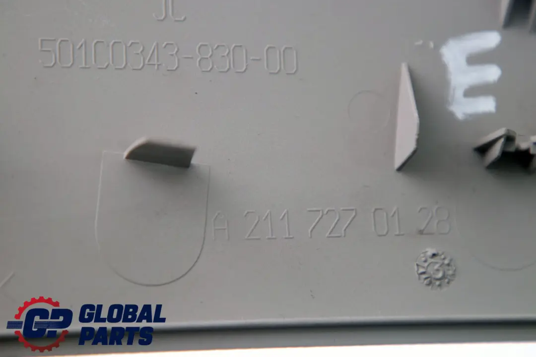 Front Left N/S Door Card Armrest Moulding Trim Panel to Mercedes E-Class W211 S211 with Part number A2117270128 Mercedes E-Class W211 S211 Front Left N/S Door Card Armrest Moulding Trim Panel - SKU A2117270128 - Part number A2117270128