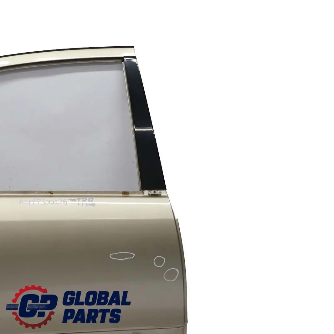 Mercedes-Benz E-Class W211 Door Rear Right O/S Travertine Beige - 693 to with Part number A2117300205 Mercedes-Benz E-Class W211 Door Rear Right O/S Travertine Beige - 693 - SKU A2117300205-TRB - Part number A2117300205