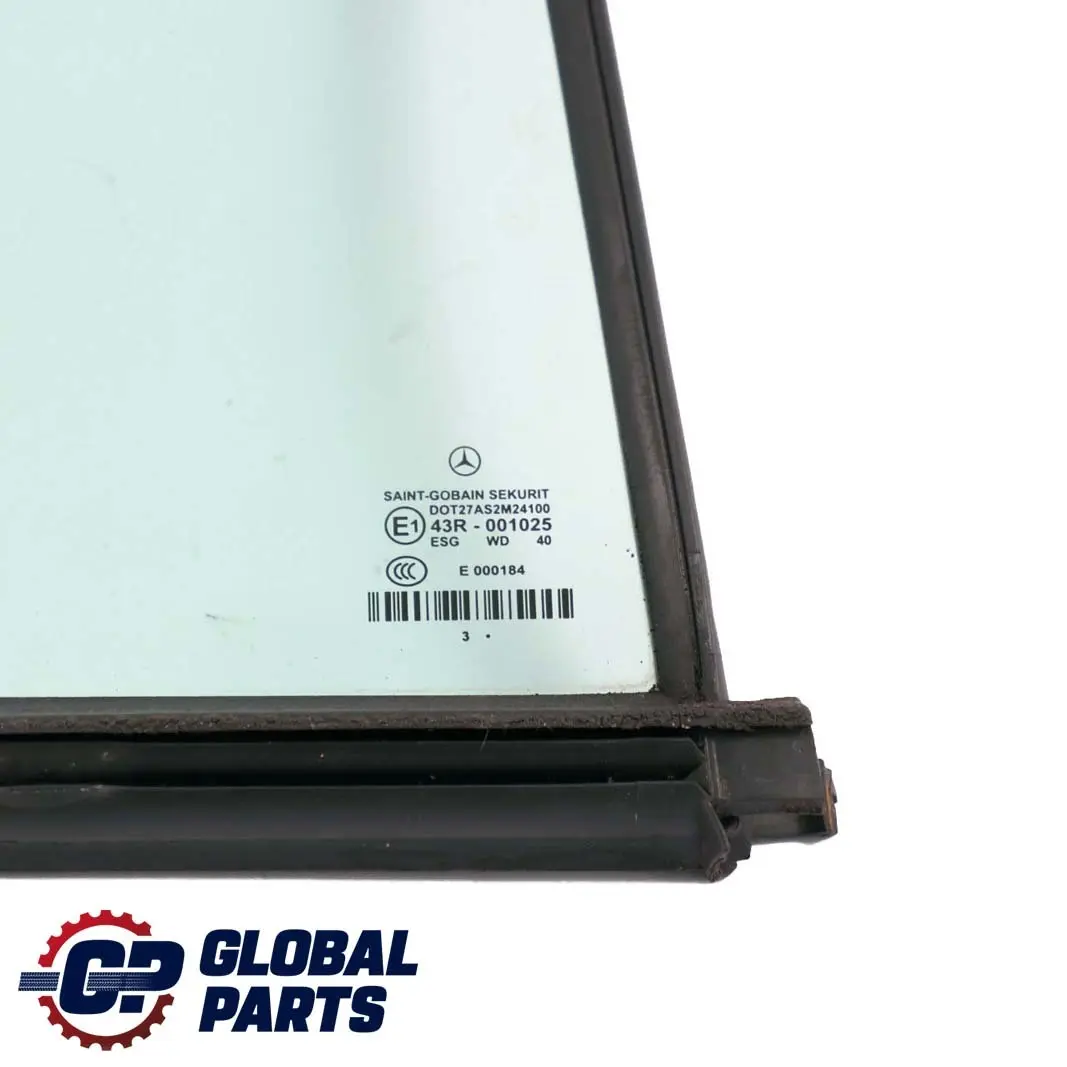 Mercedes-Benz E-Class W211 Sedan Rear Right O/S Window Glass AS2 to with Part number A2117300255 Mercedes-Benz E-Class W211 Sedan Rear Right O/S Window Glass AS2 - SKU A2117300255 - Part number A2117300255