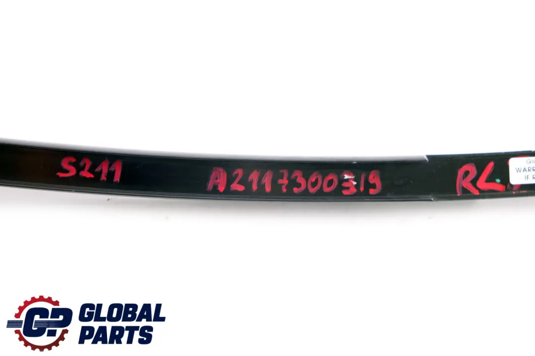Window Guide Rear Left Trim Cover to Mercedes S211 W211 with Part number A2117300319 Mercedes S211 W211 Window Guide Rear Left Trim Cover - SKU A2117300319 - Part number A2117300319