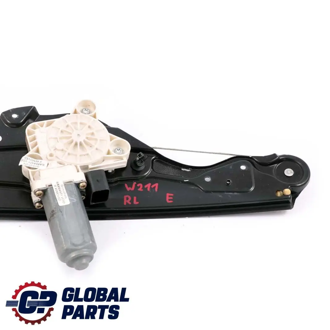 Puerta Trasera Izquierda Regulador Elevador para Mercedes E S211 W211 con número de pieza A2117300346 Mercedes E S211 W211 Puerta Trasera Izquierda Regulador Elevador - SKU A2117300346 - Número de pieza A2117300346