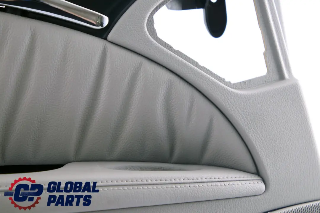 Left Door Card Trim Panel Leather Grey to Mercedes W211 S211 Rear with Part number A2117300570 Mercedes W211 S211 Rear Left Door Card Trim Panel Leather Grey - SKU A2117300570 - Part number A2117300570