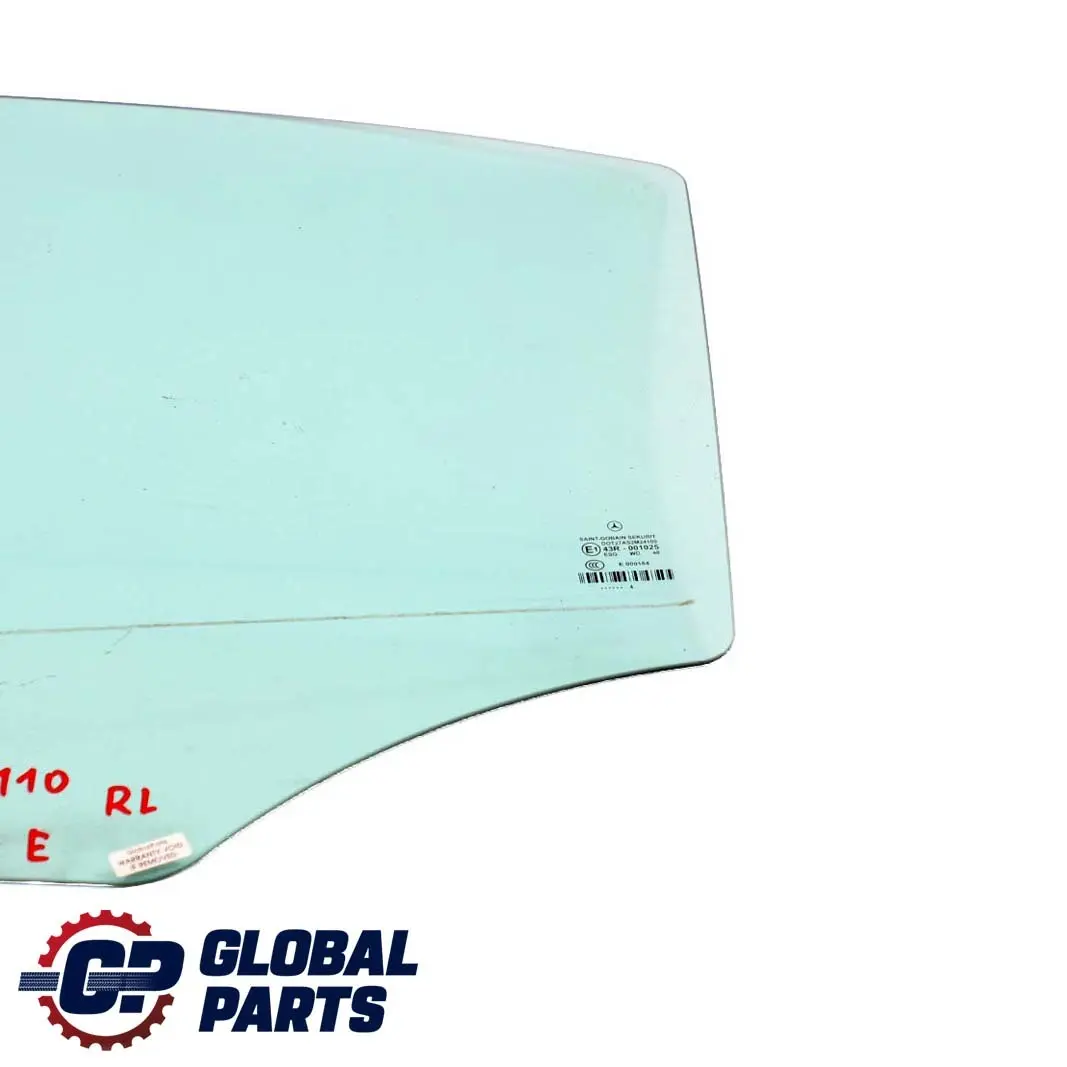  Mercedes-Benz E-Class W211 Rear Door Left N/S Window Glass AS2 - SKU A2117350110 - Part number A2117350110