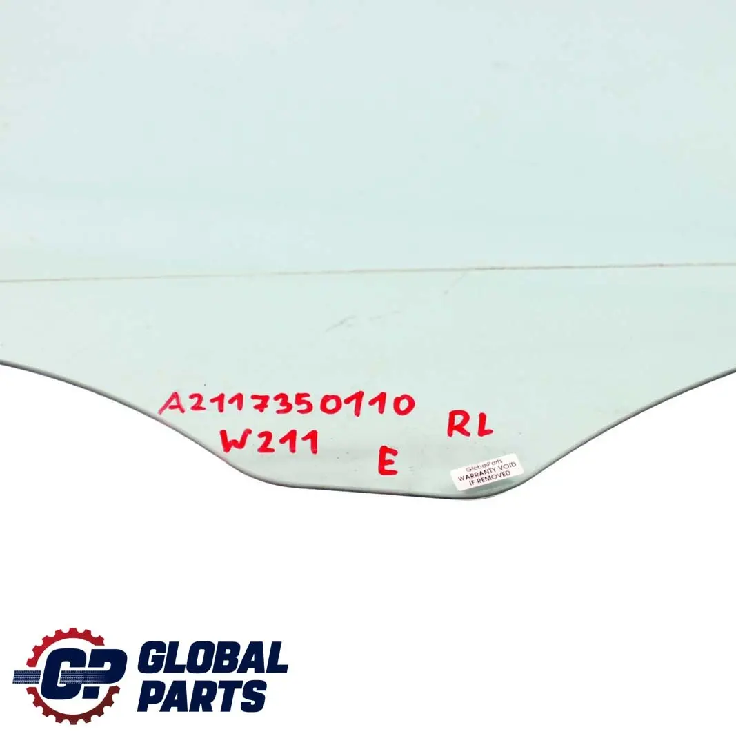  Mercedes-Benz E-Class W211 Rear Door Left N/S Window Glass AS2 - SKU A2117350110 - Part number A2117350110