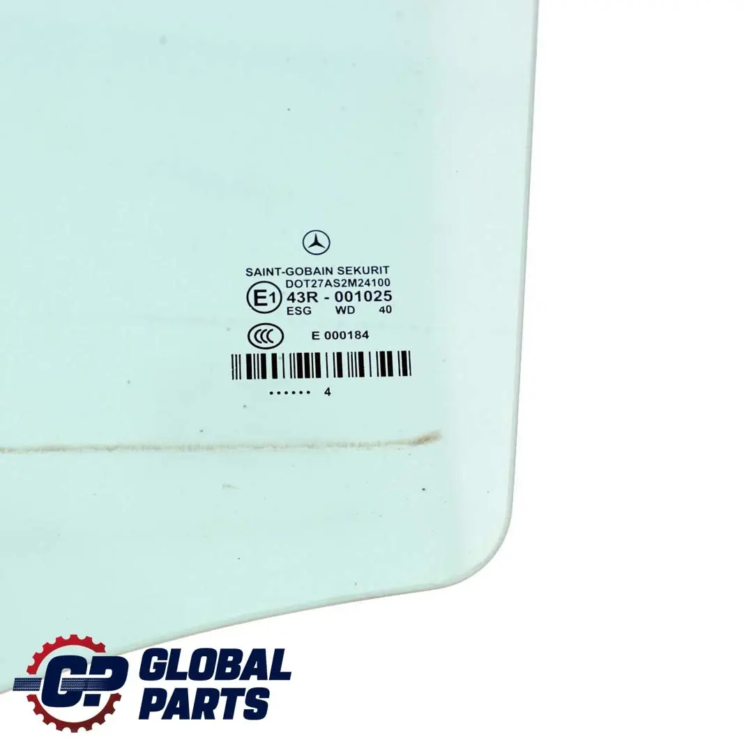 Mercedes-Benz E-Class W211 Rear Door Left N/S Window Glass AS2 to with Part number A2117350110 Mercedes-Benz E-Class W211 Rear Door Left N/S Window Glass AS2 - SKU A2117350110 - Part number A2117350110