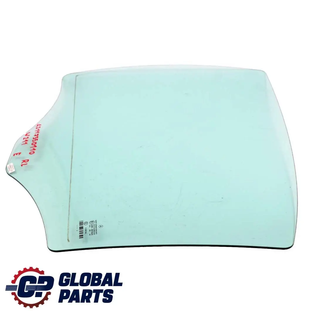 Mercedes-Benz E-Class W211 Rear Door Left N/S Window Glass AS2 to with Part number A2117350110 Mercedes-Benz E-Class W211 Rear Door Left N/S Window Glass AS2 - SKU A2117350110 - Part number A2117350110
