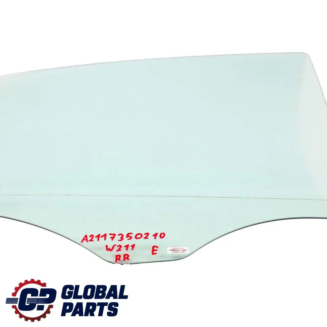 Door Right O/S Window Glass AS2 to Mercedes W211 Rear with Part number A2117350210 Mercedes W211 Rear Door Right O/S Window Glass AS2 - SKU A2117350210 - Part number A2117350210