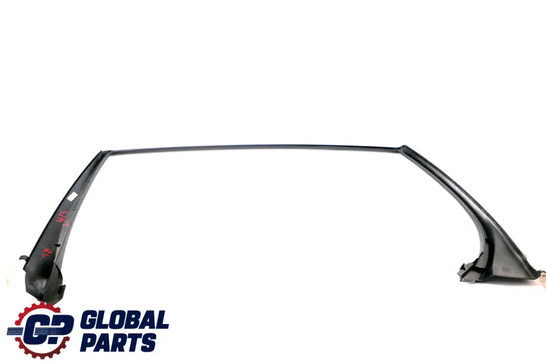 Left N/S Window Door Frame Trim Black to Mercedes E-Class S211 Rear with Part number A2117350371 Mercedes E-Class S211 Rear Left N/S Window Door Frame Trim Black - SKU A2117350371-1 - Part number A2117350371