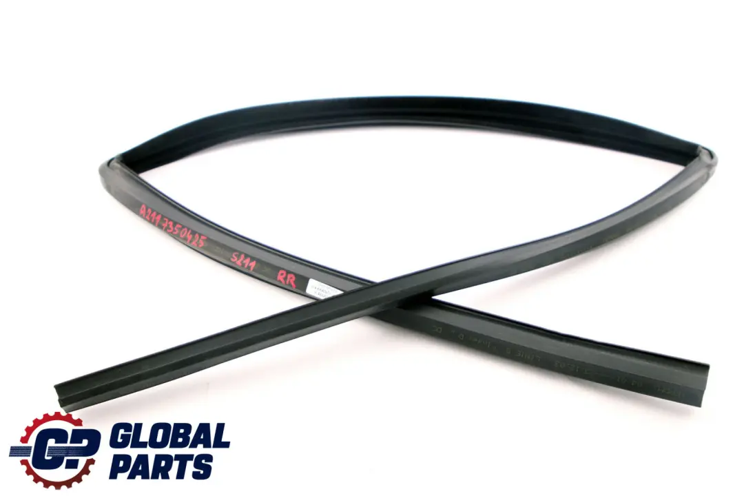 Mercedes E-Class S211 Rear Right Door O/S Window Guide Seal Gasket - SKU A2117350425 - Part number A2117350425