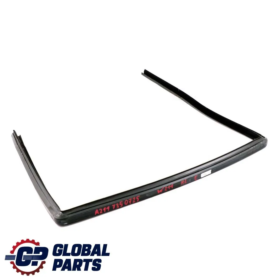Mercedes-Benz W211 Berlina Guarnizione finestrino porta posteriore sinistra per con numero di parte A2117350725 Mercedes-Benz W211 Berlina Guarnizione finestrino porta posteriore sinistra - SKU A2117350725 - Numero di parte A2117350725