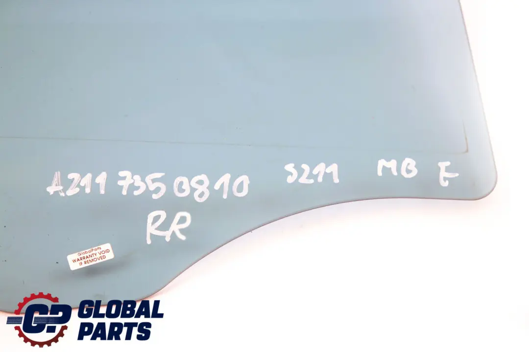 Mercedes S211 Hintertür Rechts Fenster Glas AS2 - SKU A2117350810 - Teilenummer A2117350810