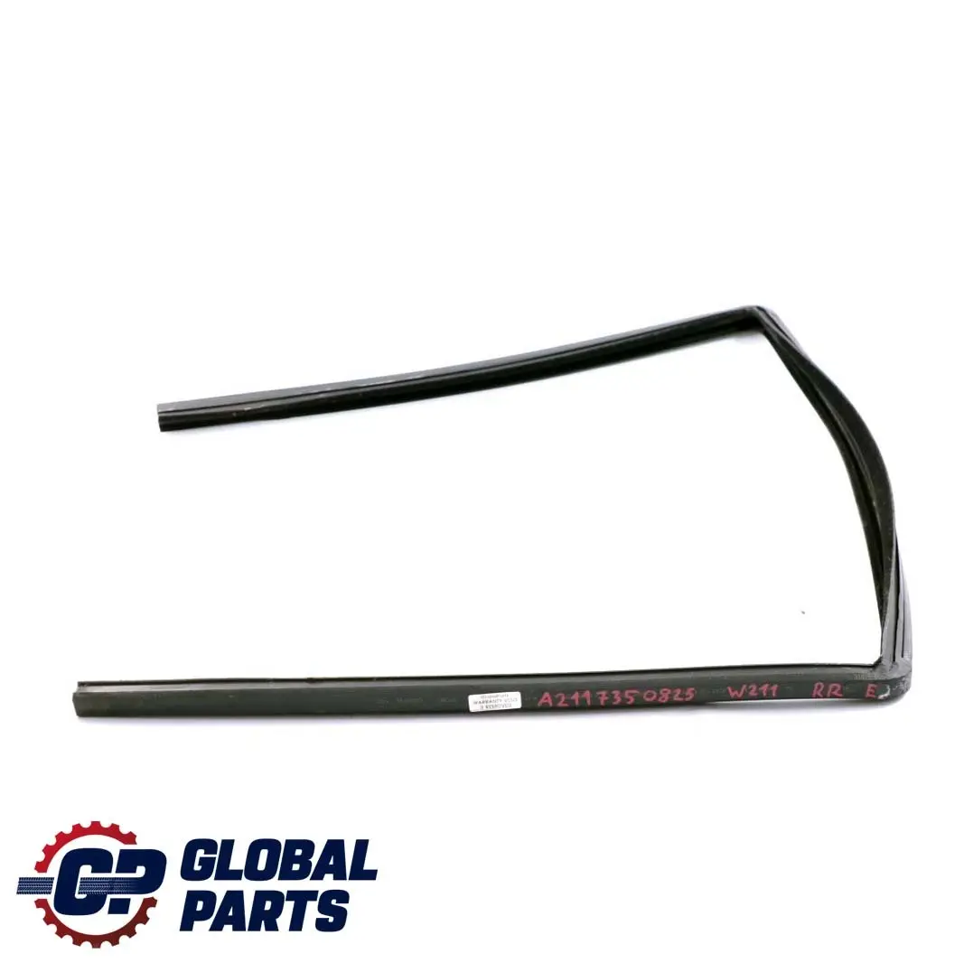 Puerta Trasera Derecha Junta De La Ventana para Mercedes W211 con número de pieza A2117350825 Mercedes W211 Puerta Trasera Derecha Junta De La Ventana - SKU A2117350825 - Número de pieza A2117350825