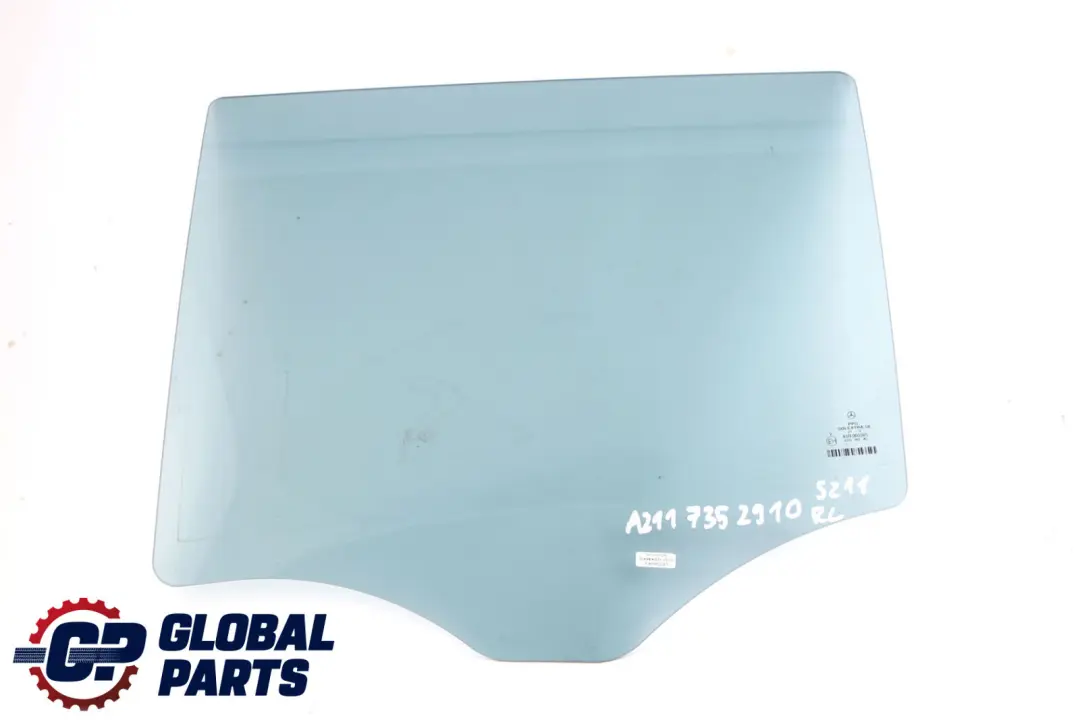Door Left N/S Window Glass AS2 Glazing to Mercedes S211 Rear with Part number A2117352910 Mercedes S211 Rear Door Left N/S Window Glass AS2 Glazing - SKU A2117352910 - Part number A2117352910