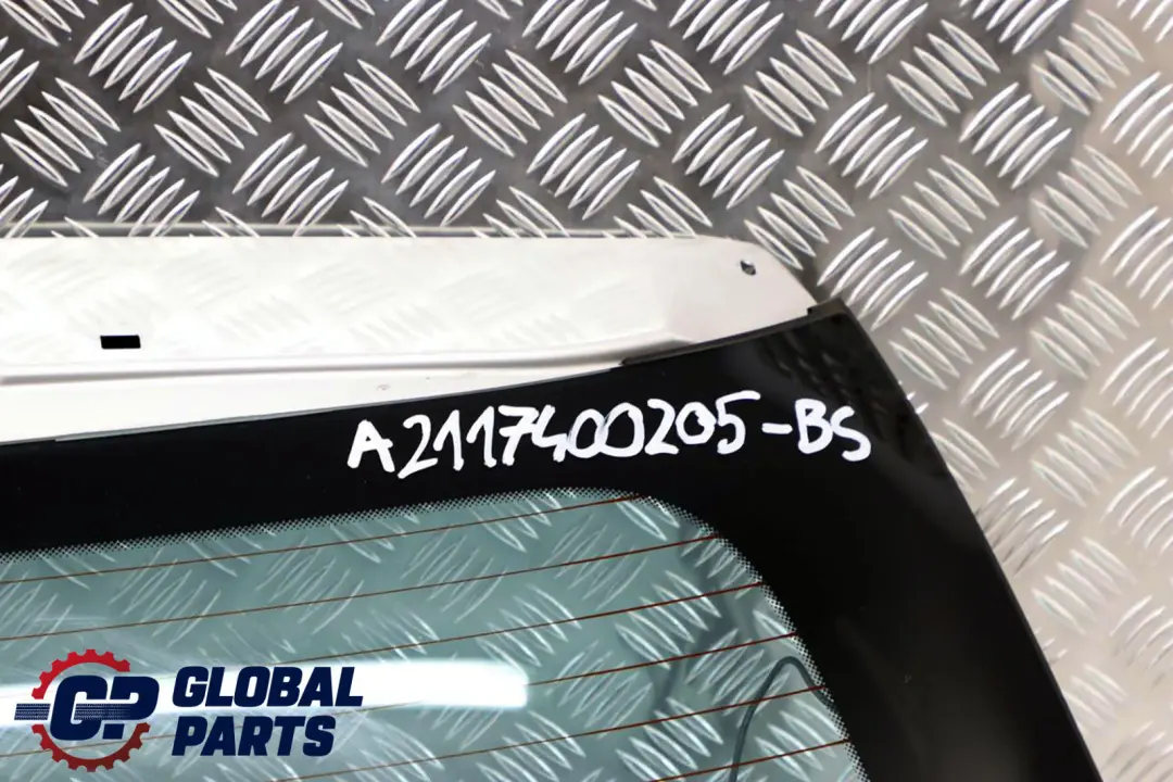 Class S211 Touring Boot Trunk Lid Tailgate Brilliant Silver - 744U to Mercedes E with Part number A2117400205 Mercedes E Class S211 Touring Boot Trunk Lid Tailgate Brilliant Silver - 744U - SKU A2117400205-BS - Part number A2117400205