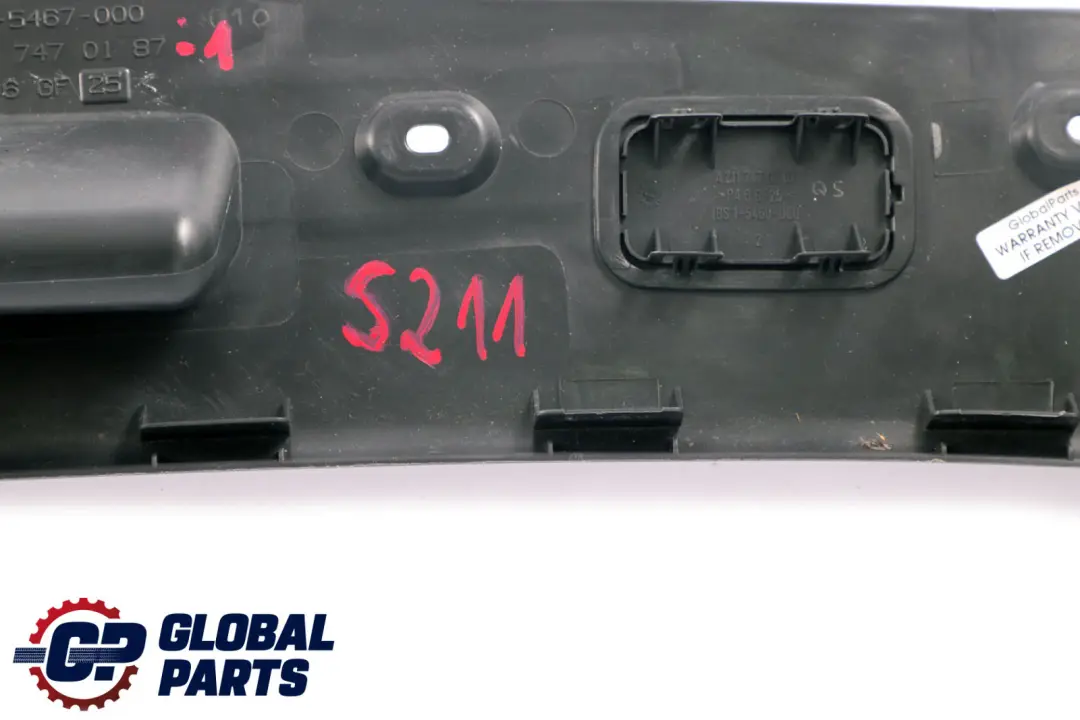 Revestimiento Portón Trasero Inferior Negro para Mercedes E S211 Touring con número de pieza A2117470187 Mercedes E S211 Touring Revestimiento Portón Trasero Inferior Negro - SKU A2117470187-1 - Número de pieza A2117470187