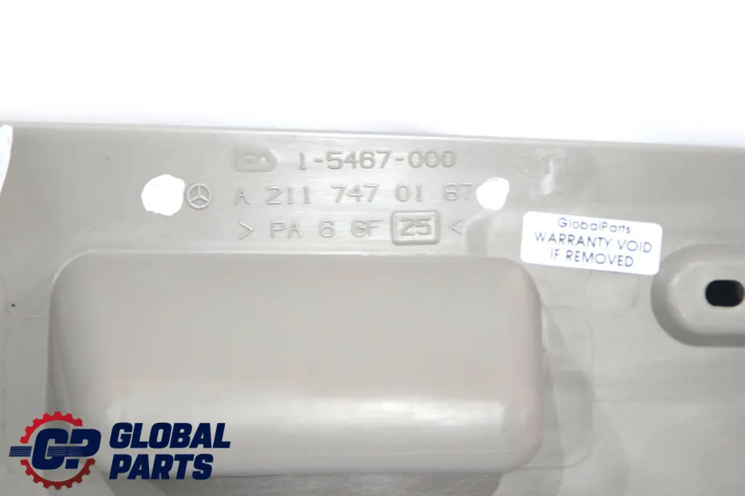 *Mercedes E-Klasse S211 Kombi Verkleidung Kofferraum Ladekante Grau für mit Teilenummer A2117470187 *Mercedes E-Klasse S211 Kombi Verkleidung Kofferraum Ladekante Grau - SKU A2117470187 - Teilenummer A2117470187
