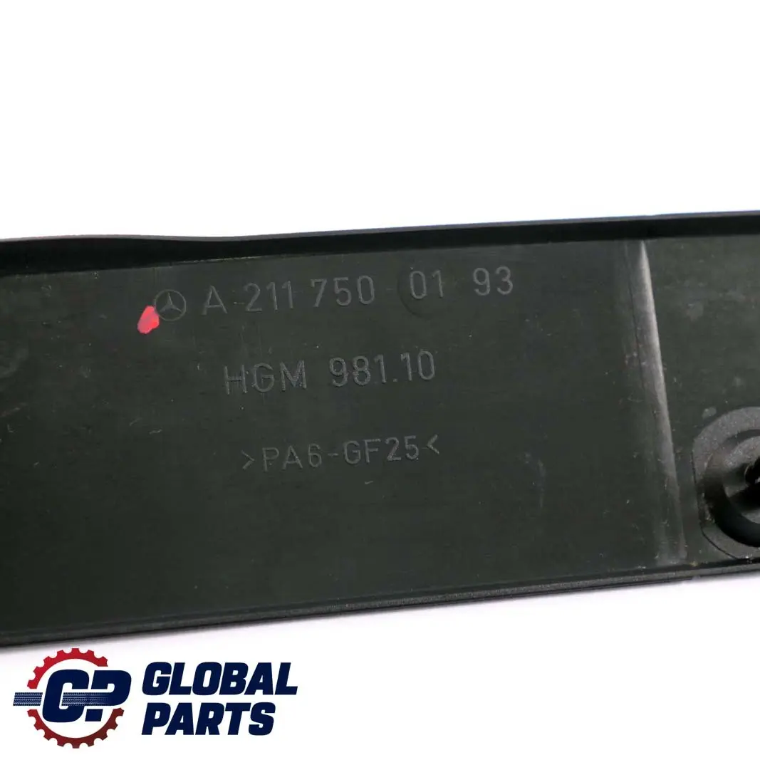 Mercedes-Benz E-Class W211 Handle Cover Trim Trunk Lid Tailgate to with Part number A2117500193 Mercedes-Benz E-Class W211 Handle Cover Trim Trunk Lid Tailgate - SKU A2117500193 - Part number A2117500193