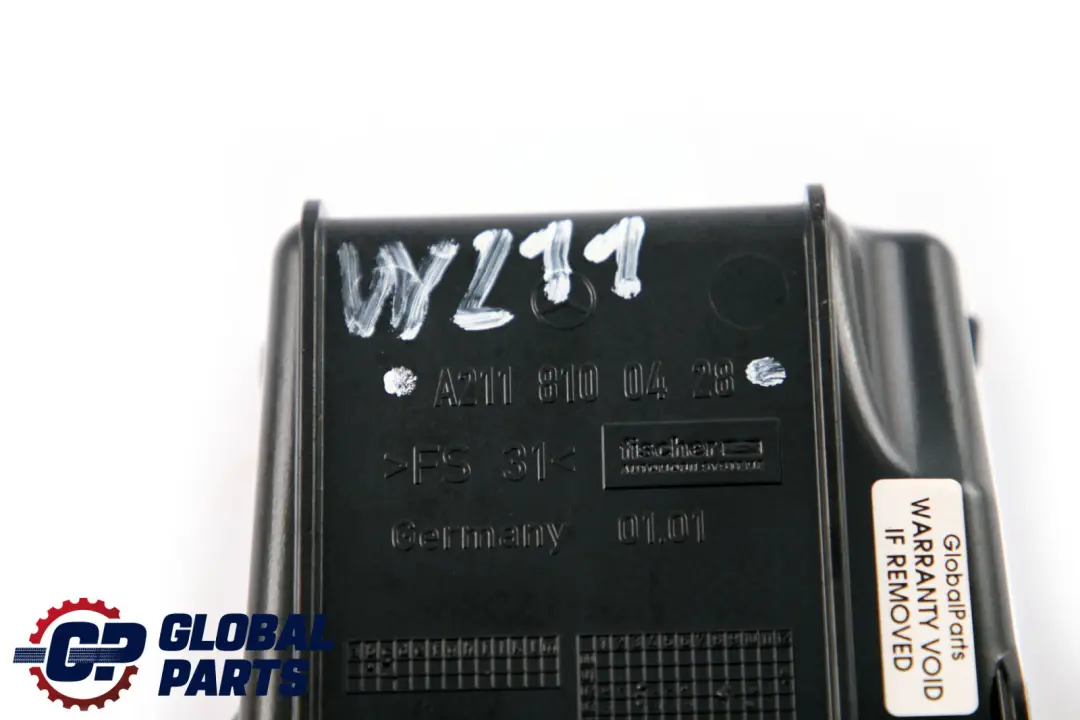 Mercedes S211 W211 C219 Vassoio Cenere Anteriore Centrale Cromato - SKU A2118100428 - Numero di parte A2118100428