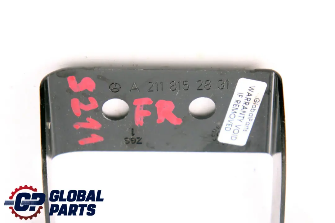 Roof Bracket Cover Front Right O/S to Mercedes E-Class S211 Touring with Part number A2118152831 Mercedes E-Class S211 Touring Roof Bracket Cover Front Right O/S - SKU A2118152831 - Part number A2118152831