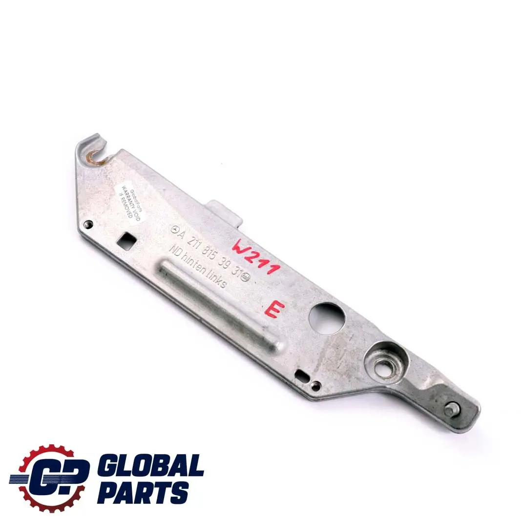 Mercedes-Benz Clase E W211 Trasera Izquierda Soporte Consola para con número de pieza A2118153931 Mercedes-Benz Clase E W211 Trasera Izquierda Soporte Consola - SKU A2118153931 - Número de pieza A2118153931