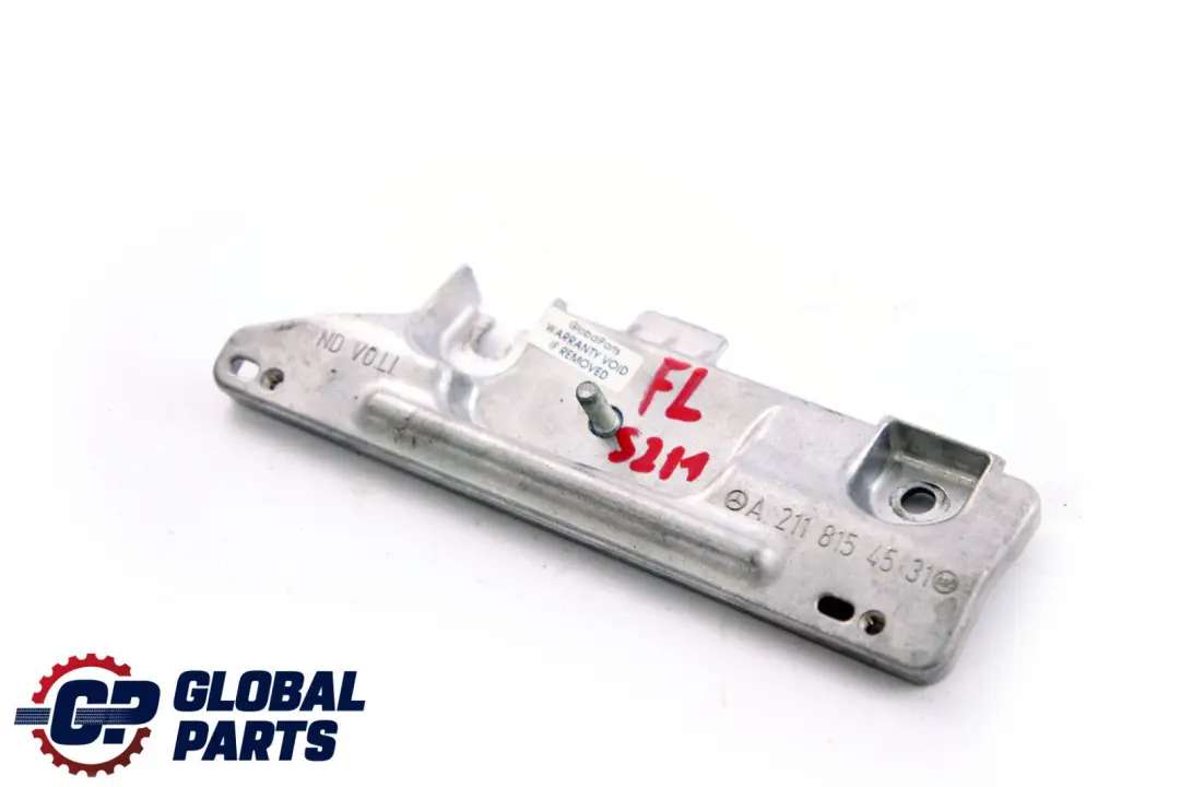 Handle Bracket Cover Front Left N/S to Mercedes E-Class S211 Touring with Part number A2118154531 Mercedes E-Class S211 Touring Handle Bracket Cover Front Left N/S - SKU A2118154531 - Part number A2118154531