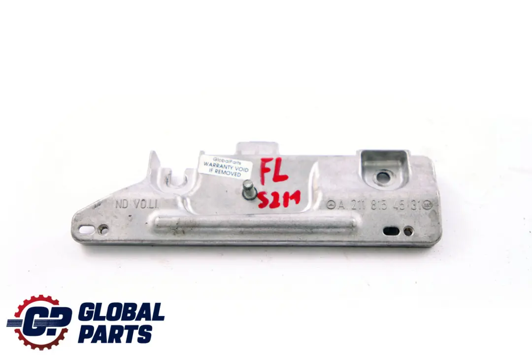 Handle Bracket Cover Front Left N/S to Mercedes E-Class S211 Touring with Part number A2118154531 Mercedes E-Class S211 Touring Handle Bracket Cover Front Left N/S - SKU A2118154531 - Part number A2118154531