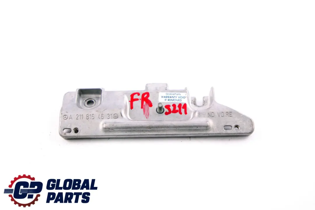 Handle Bracket Cover Front Right O/S to Mercedes E-Class S211 Touring with Part number A2118154631 Mercedes E-Class S211 Touring Handle Bracket Cover Front Right O/S - SKU A2118154631 - Part number A2118154631