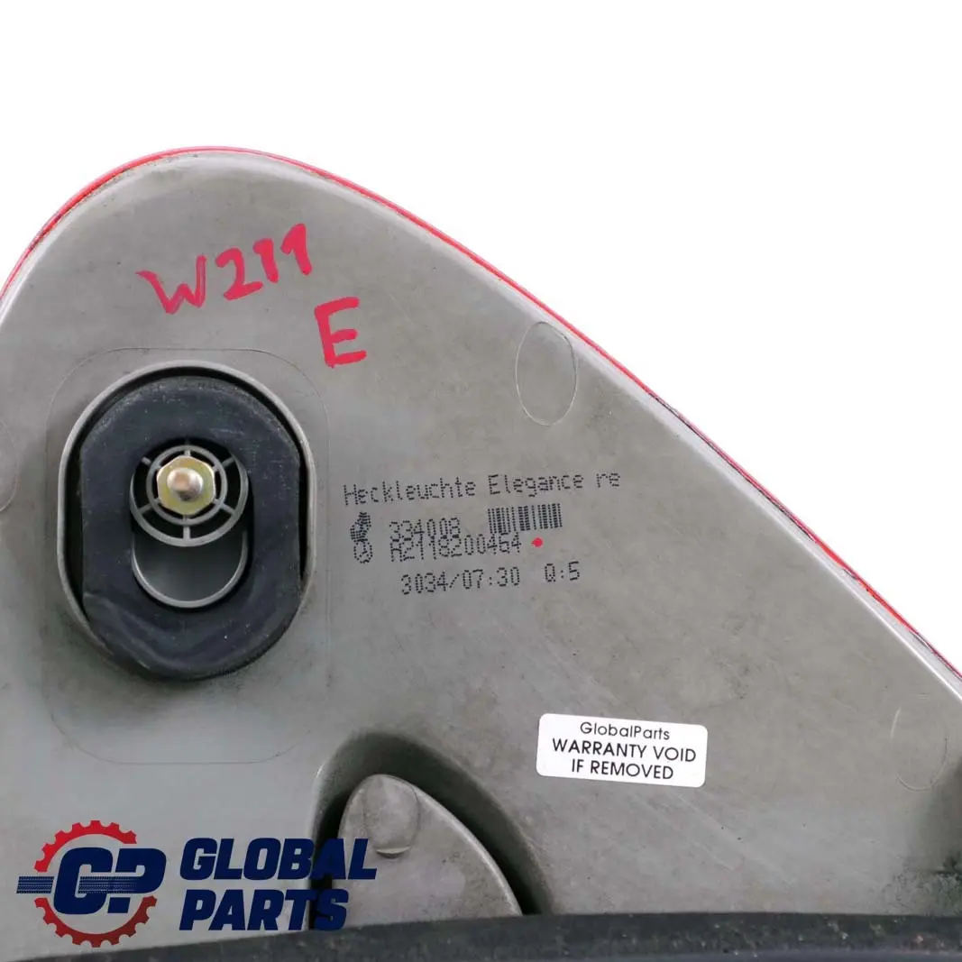 Mercedes-Benz E W211 Rear Right O/S Tail Light Lamp Side Panel to with Part number A2118200464 Mercedes-Benz E W211 Rear Right O/S Tail Light Lamp Side Panel - SKU A2118200464 - Part number A2118200464