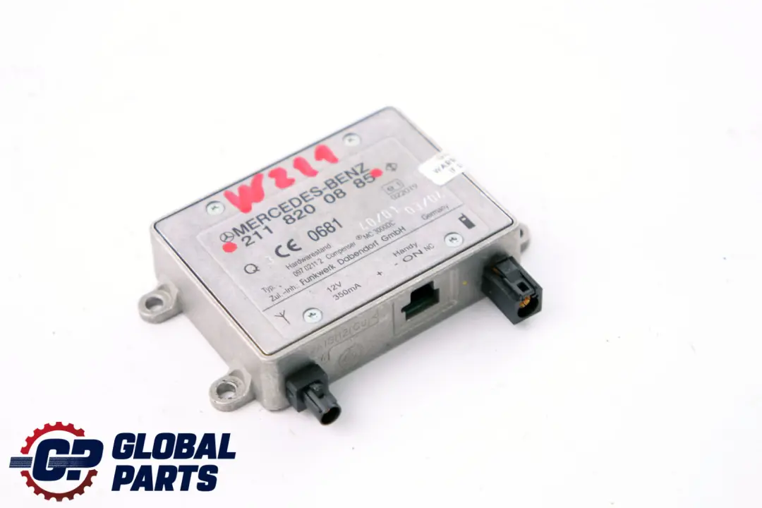 Moduł Wzmacniacz Antenowy do Mercedes W211 S211 o numerze A2118200885 Mercedes W211 S211 Moduł Wzmacniacz Antenowy - SKU A2118200885 - Numer Części A2118200885