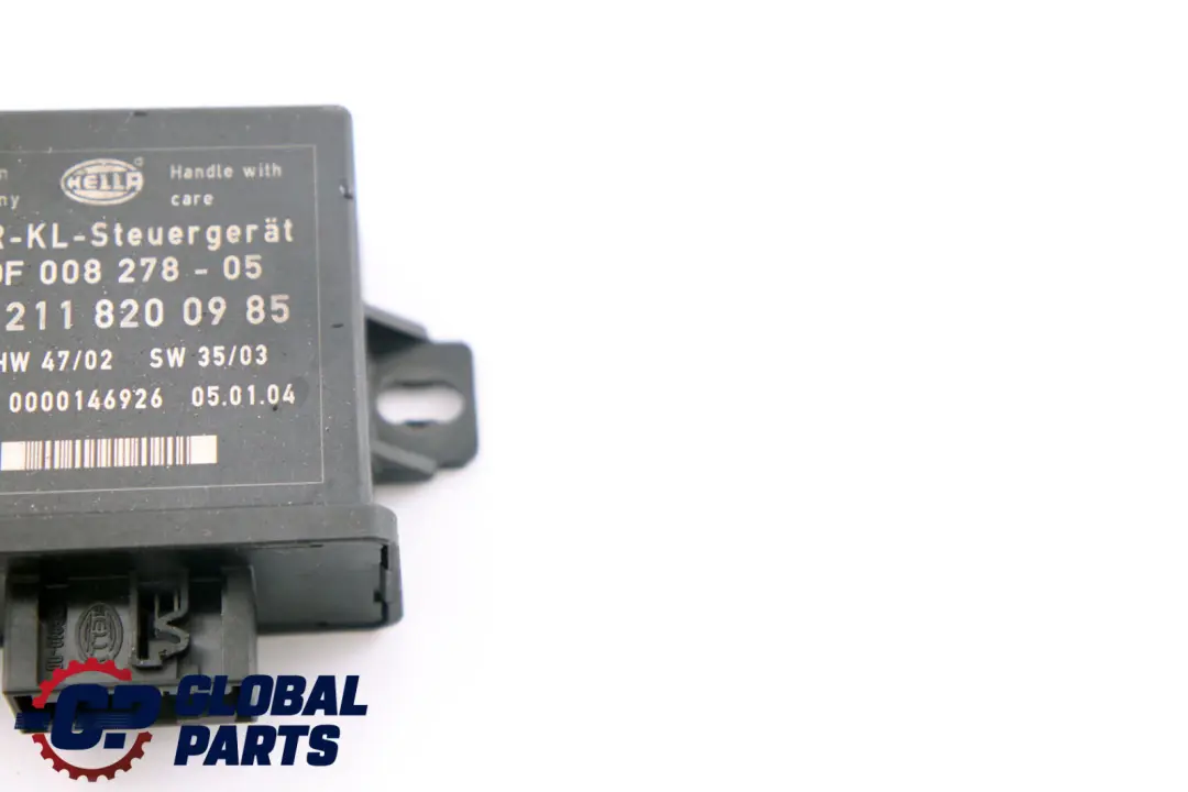 Bi-Xenon Headlight Level Control Unit Module ECU to Mercedes E-Class W211 S211 with Part number A2118200985 Mercedes E-Class W211 S211 Bi-Xenon Headlight Level Control Unit Module ECU - SKU A2118200985 - Part number A2118200985