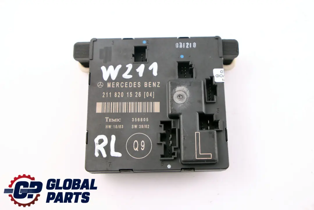  Mercedes-Benz E-Class S211 Door Control Module Left Rear N/S - SKU A2118201526 - Part number A2118201526